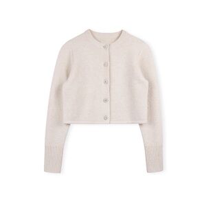 Brand New Junee The Collective Off white flower button Cardigan size Small